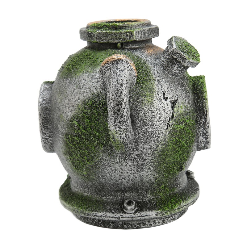 Aquarium Helmet Ornament Simulation Toxic Free Hideout House Resin Fish
