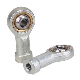 CNBTR 6mm Thread Female Metric Threaded Rod End Joint Bearing 40mm Overall Length Pack of 10