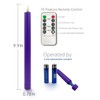 SUNGEGE Flameless Advent Candles Set of 4 – Traditional Purple