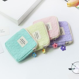 Thereisno Fashion Women Small Cosmetic Bag Travel Mini Sanitary Napkins Organizer Make Up Coin Money Card Lipstick Storage Pouch Cosmetic Bag