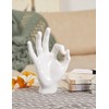 NENBOLEC Modern Sculpture Decor Finger Statue Figurine Hand Gesture Gifts