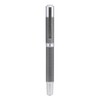 Yookers Metis Refillable Fibre Pen in Satin Chrome Black Grid