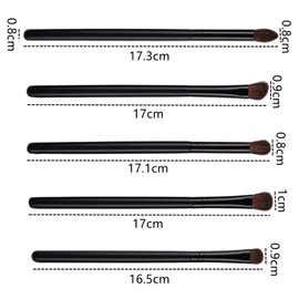 5Pcs Multifunctional Eye Brush Set Eye Makeup Brush Eyeshadow Brushse Eyeshadow Applicator Eyeliner Brush Blending Foundation Concealer Tools for Blending Smudging Shading