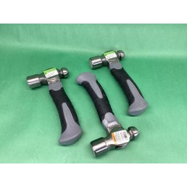 Pittsburgh (3 PACK) 8 oz. Small Stubby Ball Pein Hammer Fiberglass Handle LIFETIME WARRANTY