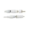 SJZBIN 6Sets White RJ45 Waterproof Connector Cap Cover POE NVR