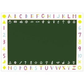 Nippon Rikaku Bath Kit Pass Sheet, Chalkboard Pattern OFB-G