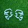 2Pc Gorilla Emblems 3D Badge Decal Sticker Fit for Universal