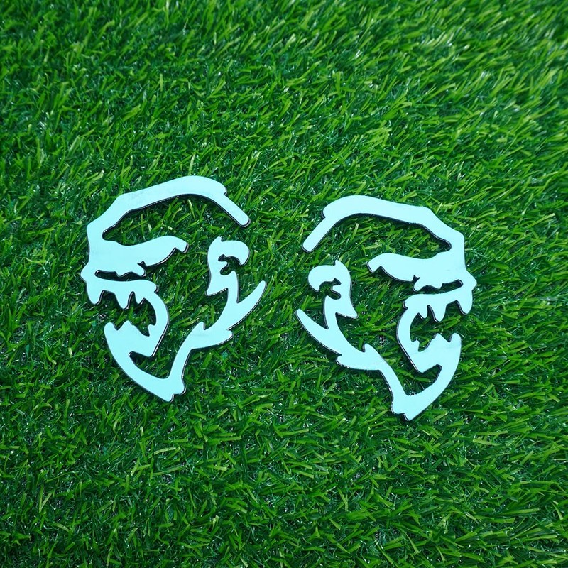 2Pc Gorilla Emblems 3D Badge Decal Sticker Fit for Universal