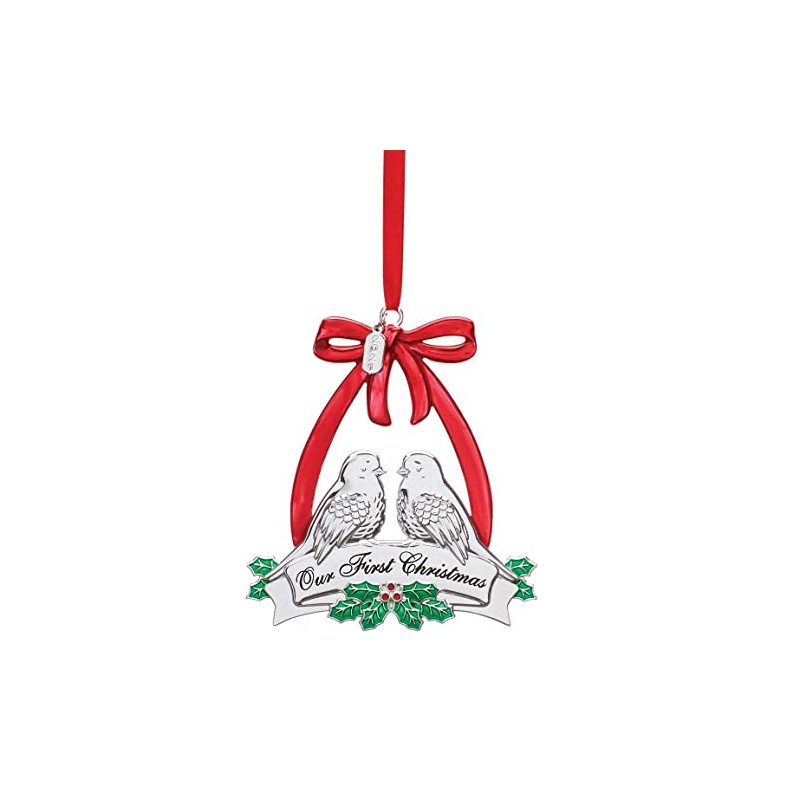 Lenox 2021 Our 1St Christmas Together Dove Ornament, 0.30 LB,