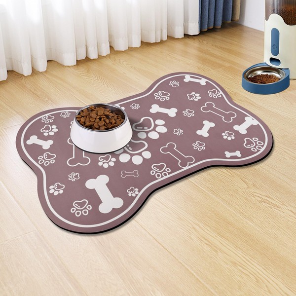 Dog Cat Mat for Food and Water,Rapid Absorbent Pet Feeding