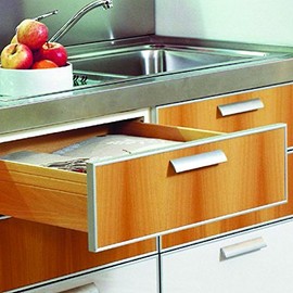 Salice Futura Model A7555 Soft-Close Undermount Drawer Slide 15", 1 Pair