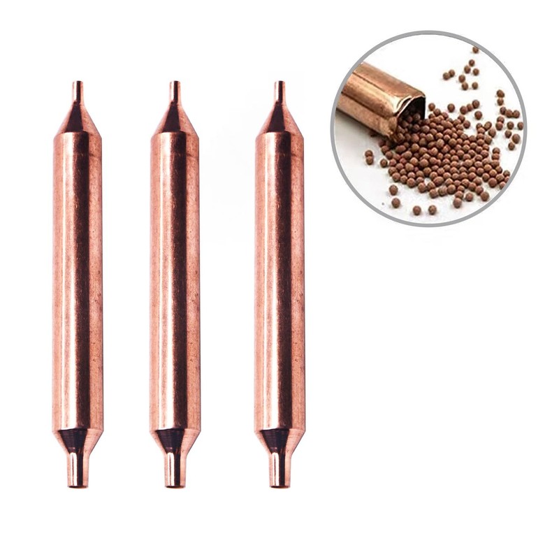 3 Pcs Refrigerator Filter Dryers, Mairuker 19mm x 130mm Copper