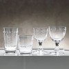 Zodax Spring Leaves Cut Design Glassware and Stemware - Set