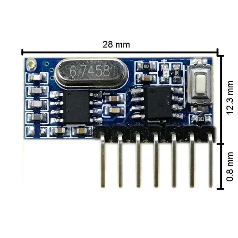 Comphic 433Mhz Wireless Remote Control 5V 4-Way Transmitter and Receiver