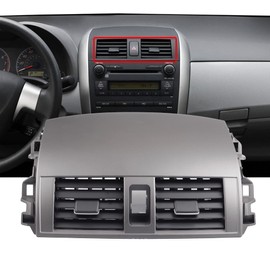 Dasbecan 55670-02160 Center Dash A/C Outlet Air Vent Panel Compatible with Toyota Corolla 2008 2009 2010 2011 2012 2013 55663-02060