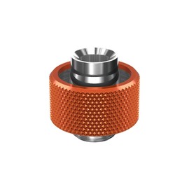 PrimoChill SecureFit SX - Premium Compression Fitting for 1/2in ID x 3/4in OD Flexible Tubing (F-SFSX34) - Available in 20+ Colors, Custom Watercooling Loop Ready - Candy Copper