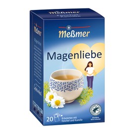 Meßmer MAGENLIEBE | Fenchel-Kamille-Rooibos | 20 Teebeutel | Vegan | Glutenfrei | Laktosefrei