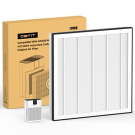 DBFIT Replacement Filter for AP2410 Air Purifier – 2-in-1 Air Purifier Filter, Activated Carbon, Removes Pollen, Pet Dander, Smoke, Dust & Odors, 1 Pack