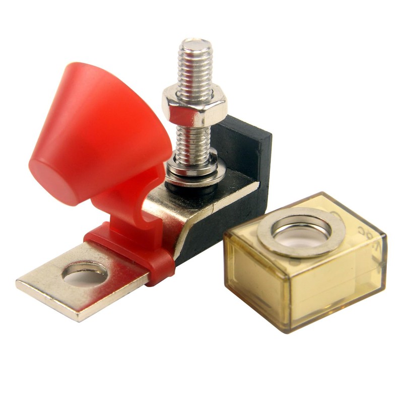 Bumbesti 50A Maximum 58V DC MRBF Terminal Fuse Block Single