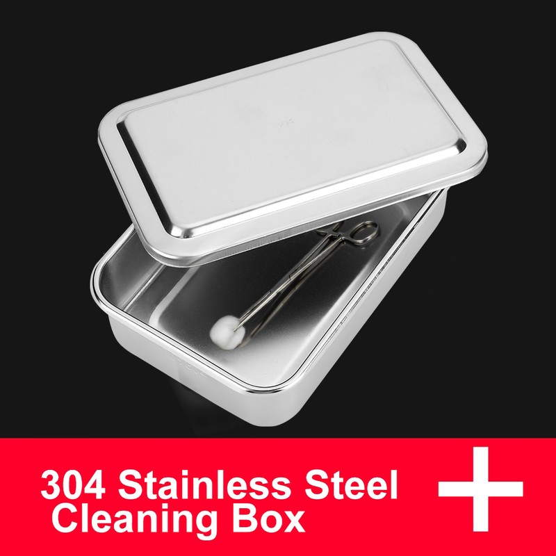 6inch Cleaning Box 304 Stainless Steel Instrument Storage Tray Cleaning