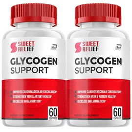 Sweet Relief (2 Pack) Sweet Relief Glycogen Support Capsules - SweetRelief Optimizer…
