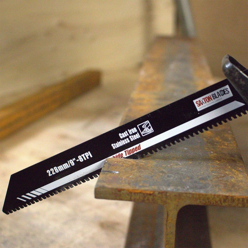 Saxton 228mm Professional Range Carbide Teeth Reciprocating Saw Blade Cast
