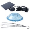 Ausi Solar Bird Bath with Fountain, Hanging Garden Decoration, for