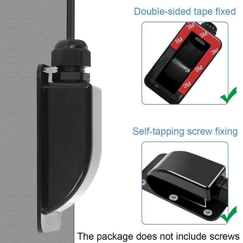 Xiatiaosann Roof Feed-Through Cable Grommet Solar Cable Gland 1-Way Waterproof