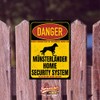 Münsterländer Small Large Sign Danger Security System Door Sign Dog