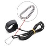 2 Pack Gear Kayak Paddle Leash 4mm Kayak Elastic Boating