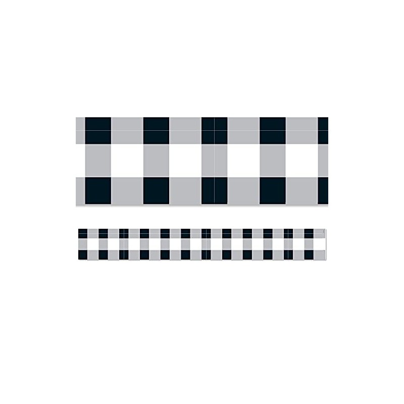 Creative Teaching Press Buffalo Check Bulletin Board Border Classroom Décor