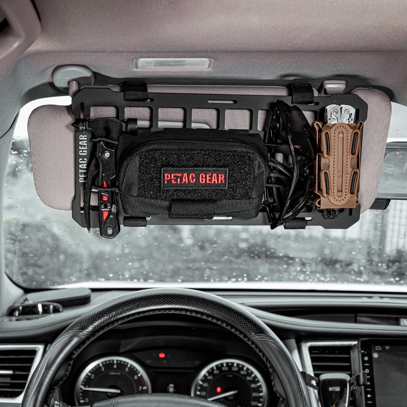 PETAC GEAR Tactical Molle Admin Pouch, Small Organizer Pocket for