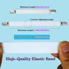 Sofa Cover Holder Straps with Suspenders & Fasteners - Magic
