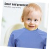 COLLBATH 6pcs Smock Bibs Long Sleeve Feeding Aprons for Breathable