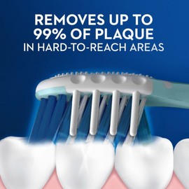 Oral-B Oral B Crossaction All In One Toothbrush Pack Of 6 Multicolor Plaque Removal