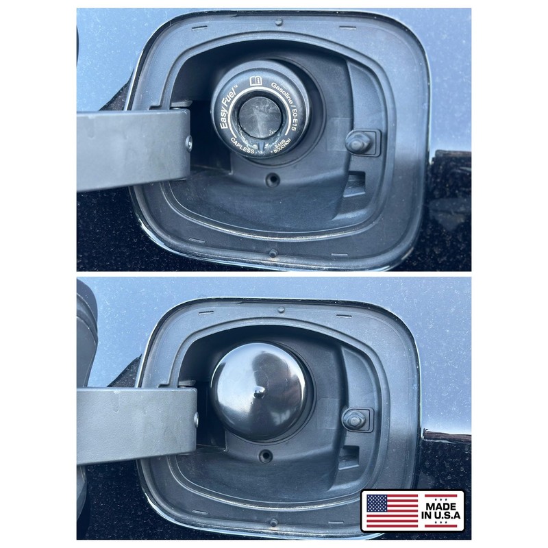 Cap & Shield 2.875inch ID, Capless Gas Cap Dirt, Water