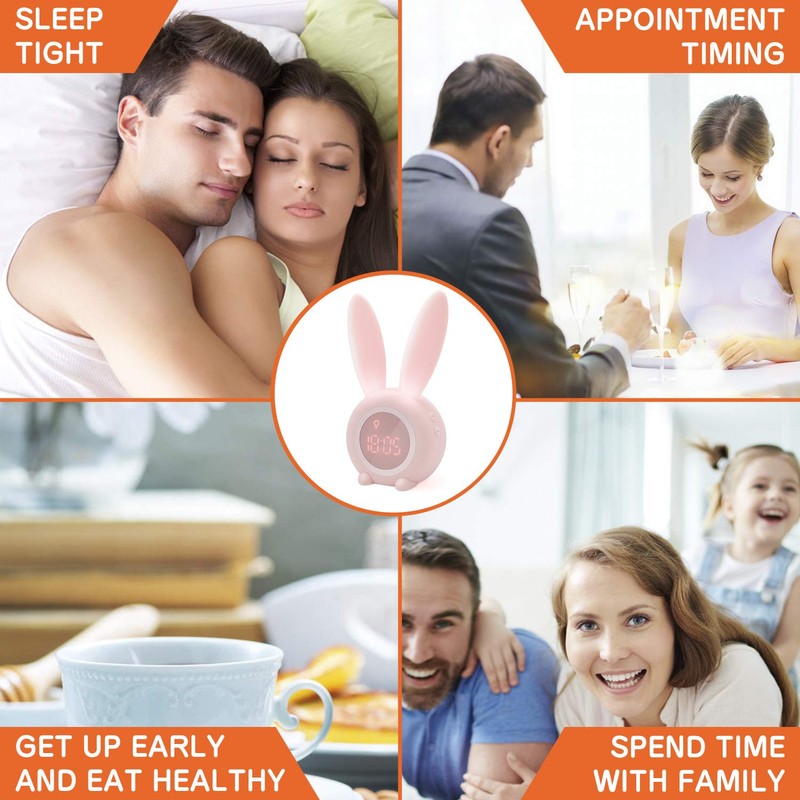 Homealexa Kids Alarm Clock, Girls and Boys Alarm Clock Digital
