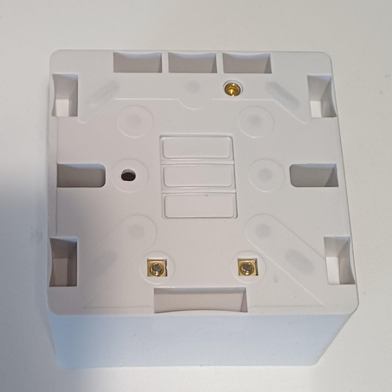 Éabcon Extra Deep Surface Mounted Back Box/Pattress 1 Gang Single
