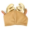 Polyester Coffee Cute Breathable Pet Cartoon Elk Hat Cat Dog