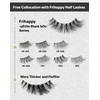 Frihappy Wispy Mink Lashes - Natural False Eyelashes, 5 Pairs