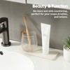 2PCS Bathroom Sink Vanity Trays, Water Absorbing Diatomite Stone Drying