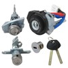 WELURE 81900-C1B00 Full Door Lock Cylinder Ignition Keys Lock 6-Pin