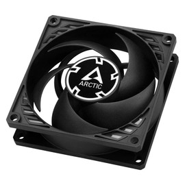 ARCTIC P8-80 mm Case Fan, Pressure-Optimised, Quiet Motor, Computer, Fan Speed: 3000 RPM - Black