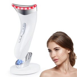 FIVAVA Gesichtsmassagegerät Gegen Falten,EMS Gua Sha Elektrisch Massagegerät mit 3 Modi,Face Massager für Straffung und Lifting,45°Gesichtsmassage