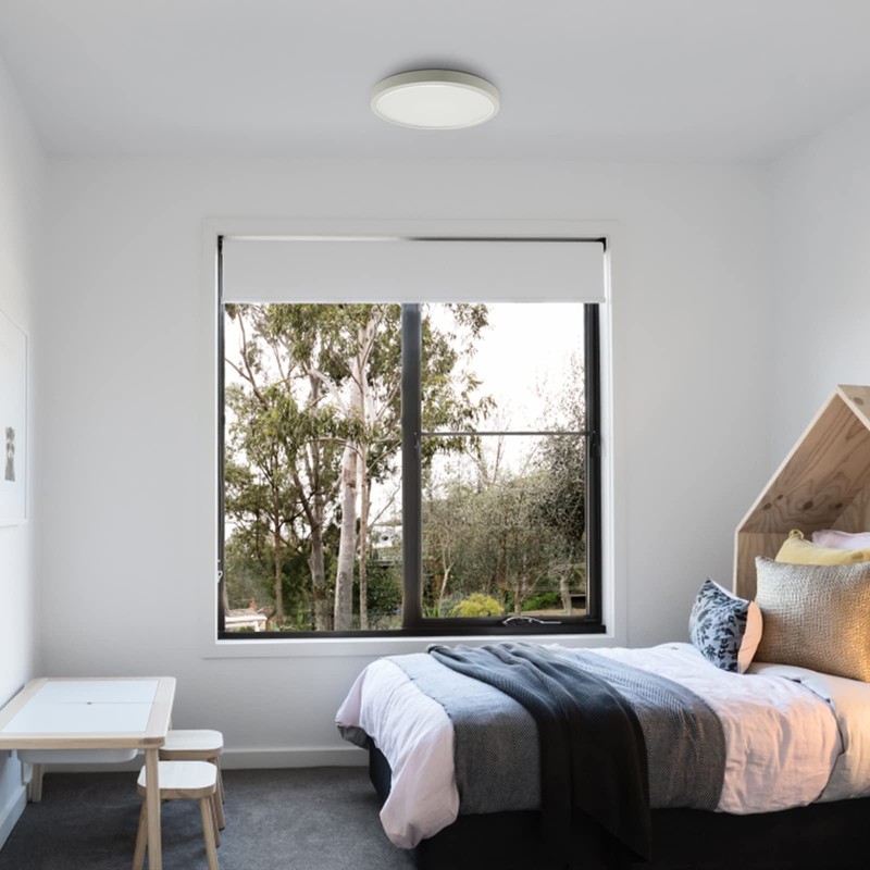 Taoellen Bathroom Ceiling Light, 18W 6500K Cold White LED Bathroom