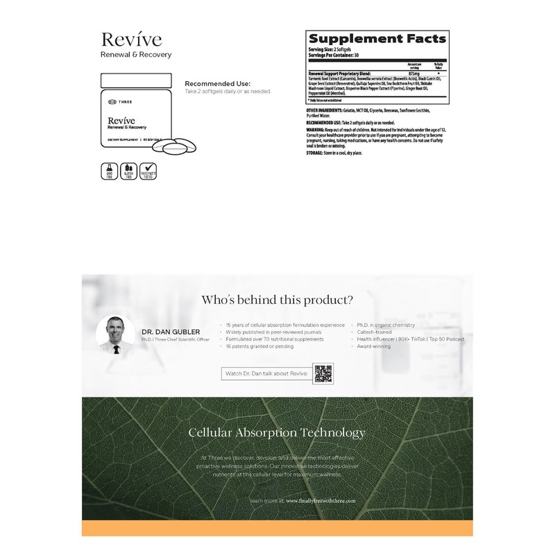 Revíve Renewal + Recovery Proactive Wellness Supplement