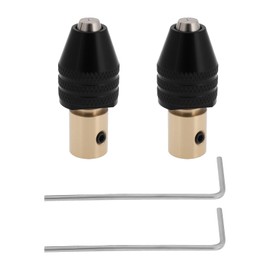 Briny River 2 Stück 5 mm elektrische Bohrmaschine Miniatur selbstspannendes Bohrfutter für elektrische Miniaturbohrmaschinen, elektrische Schleifmaschinen