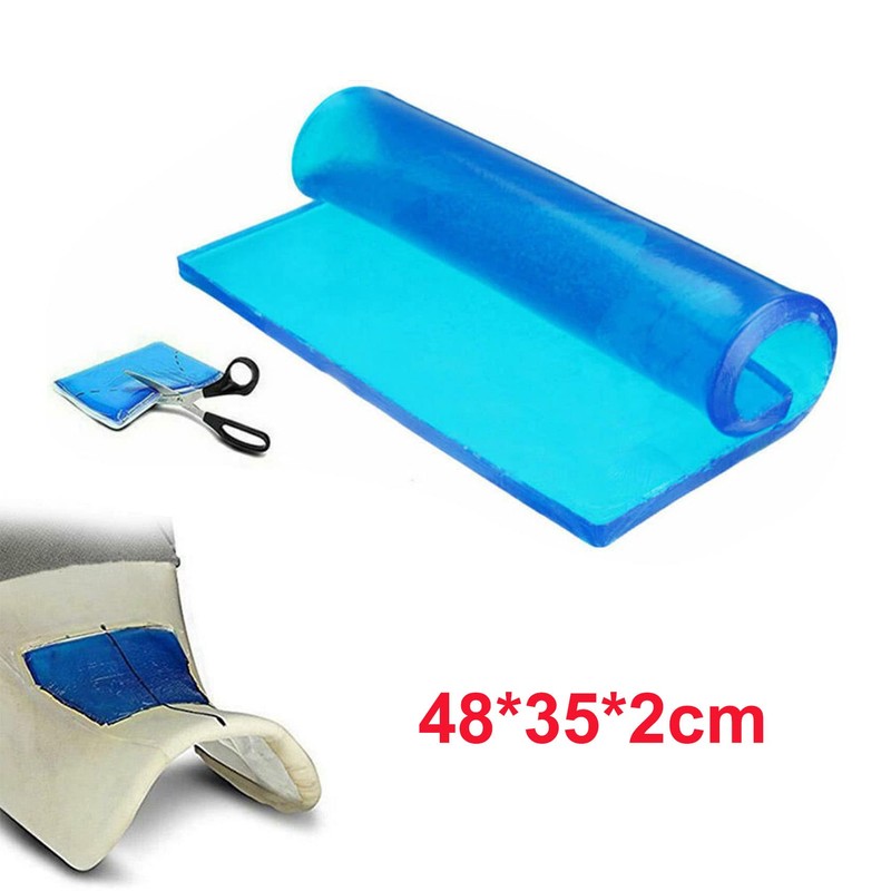 LisylineAuto Motorcycle Seat Gel Pad Shock Absorption Mats Reduce Fatigue