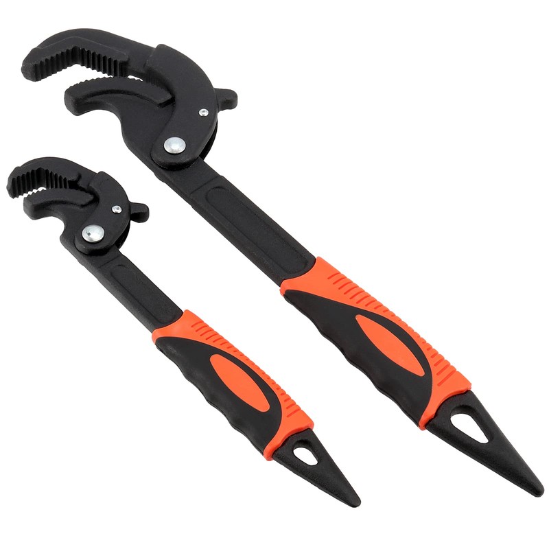 HEIHAK 4 PCS Multi-Function Adjustable Wrench, 0.6-1.2" & 1.2-2.4" Self