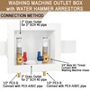 [1 Piece] Lingmfg Washing Machine Outlet Box PEX Crimp with